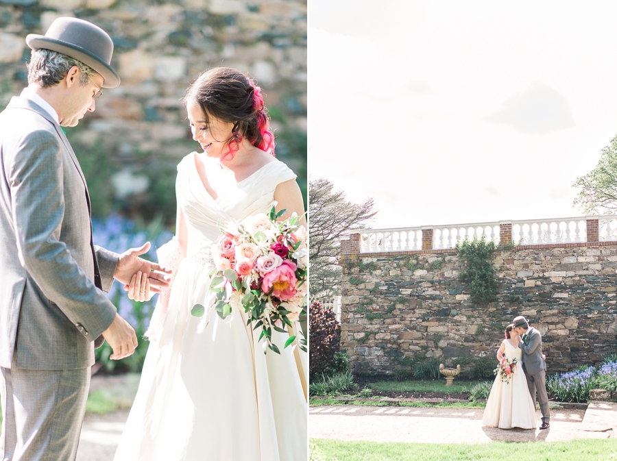 James & Natalie | Oatlands Plantation, Leesburg, Virginia Pink and Green Garden Wedding Photographer