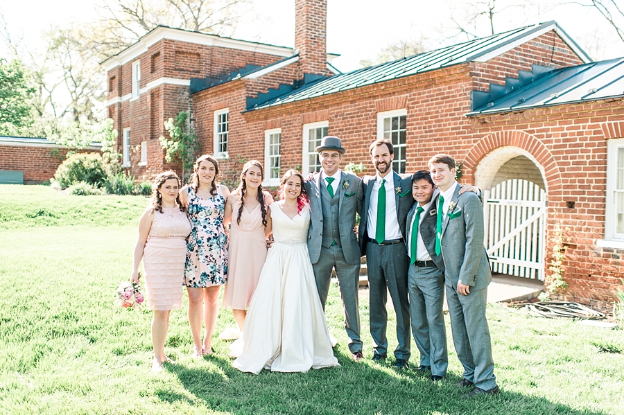 James & Natalie | Oatlands Plantation, Leesburg, Virginia Pink and Green Garden Wedding Photographer