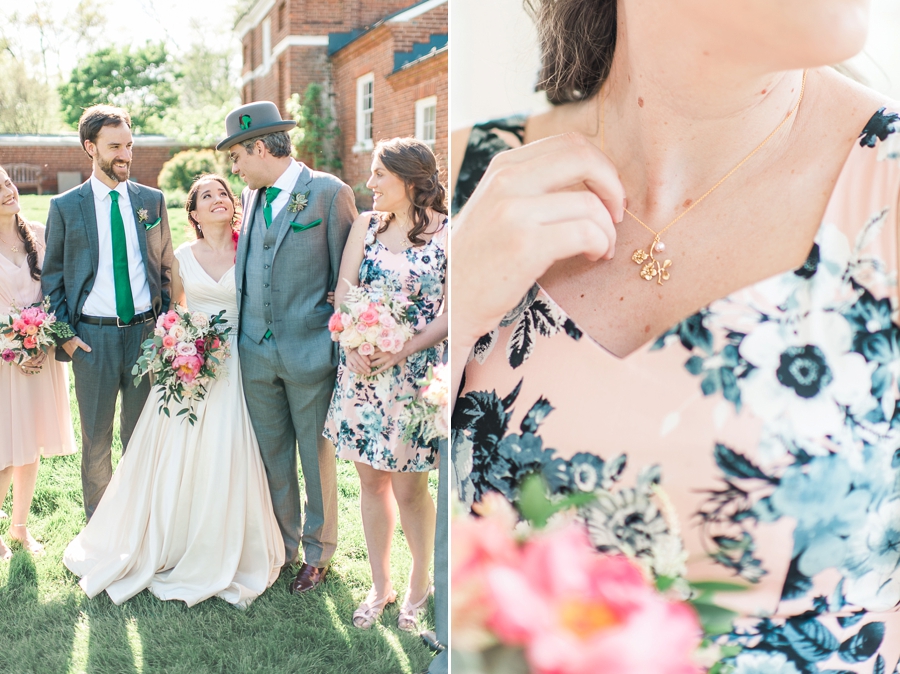 James & Natalie | Oatlands Plantation, Leesburg, Virginia Pink and Green Garden Wedding Photographer