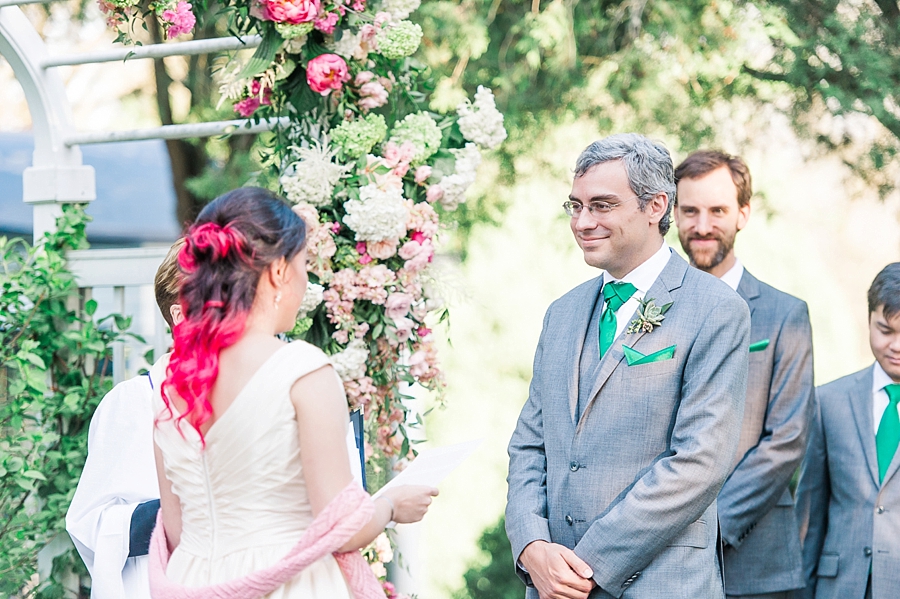 James & Natalie | Oatlands Plantation, Leesburg, Virginia Pink and Green Garden Wedding Photographer