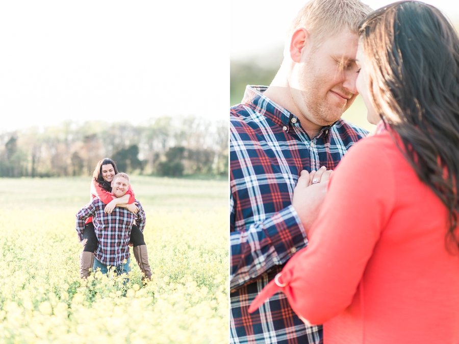 JR & Stephanie | A wildflower field in Warrenton, Virginia Engagement Photographer