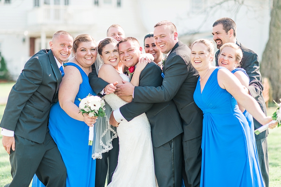 Bobby & Casey | A Spring Red, White and Blue Brandy Hill Farm, Virginia Wedding Photographer