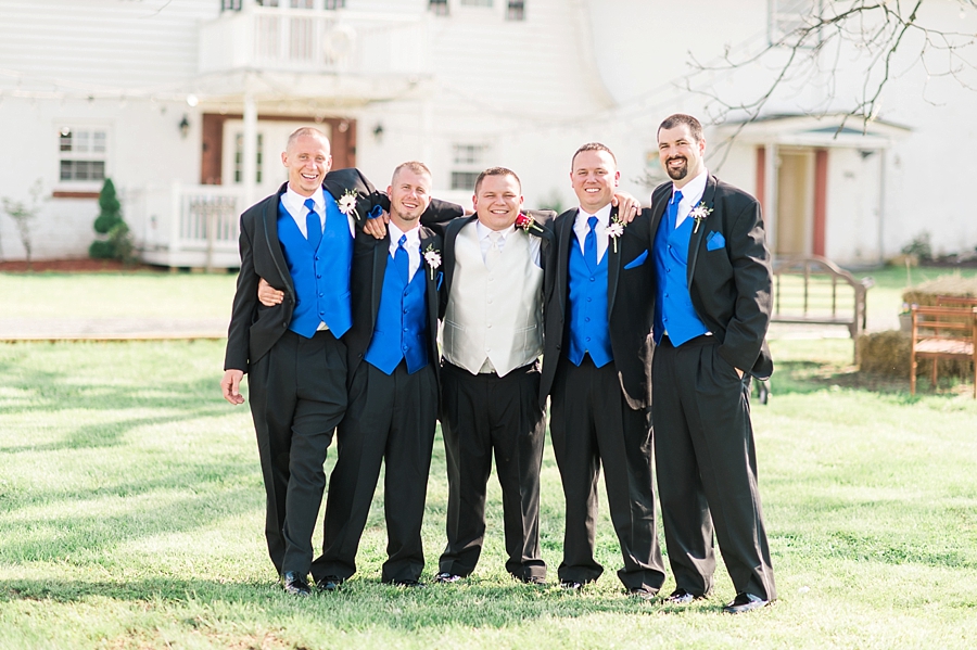 Bobby & Casey | A Spring Red, White and Blue Brandy Hill Farm, Virginia Wedding Photographer