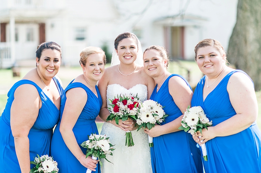 Bobby & Casey | A Spring Red, White and Blue Brandy Hill Farm, Virginia Wedding Photographer