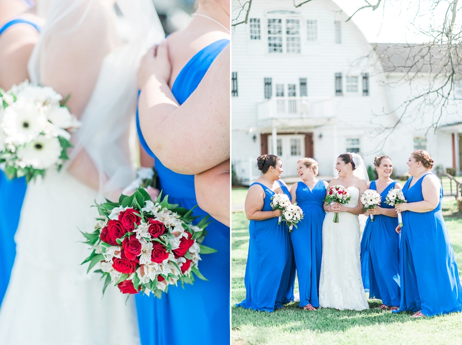 Bobby & Casey | A Spring Red, White and Blue Brandy Hill Farm, Virginia Wedding Photographer