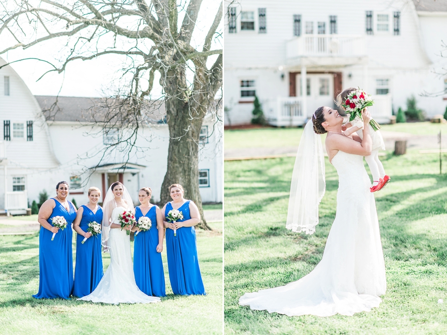 Bobby & Casey | A Spring Red, White and Blue Brandy Hill Farm, Virginia Wedding Photographer