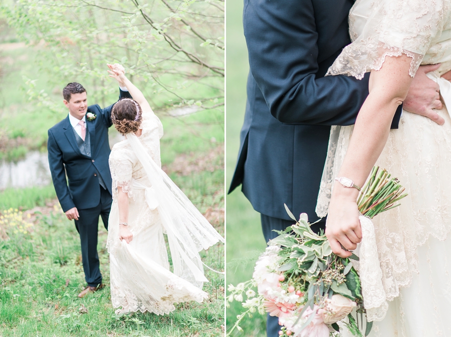 Billy & Courtney | Vintage-Inspired Marshall, Virginia Wedding Photographer