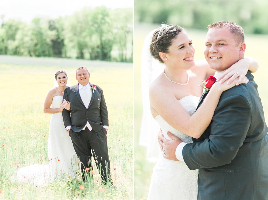 Bobby & Casey | A Spring Red, White and Blue Brandy Hill Farm, Virginia Wedding Photographer