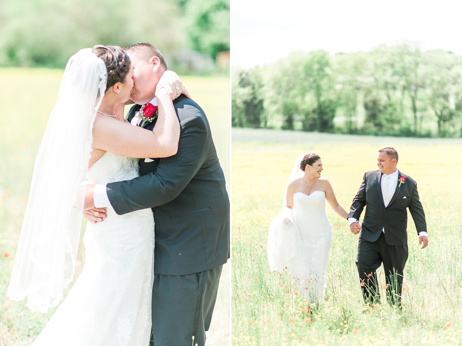 Bobby & Casey | A Spring Red, White and Blue Brandy Hill Farm, Virginia Wedding Photographer