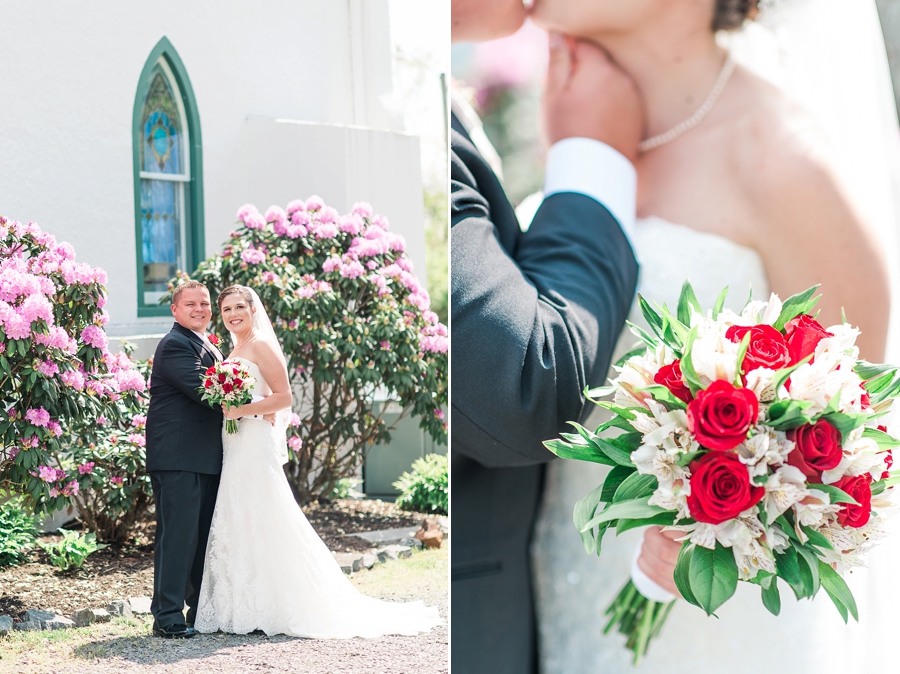 Bobby & Casey | A Spring Red, White and Blue Brandy Hill Farm, Virginia Wedding Photographer