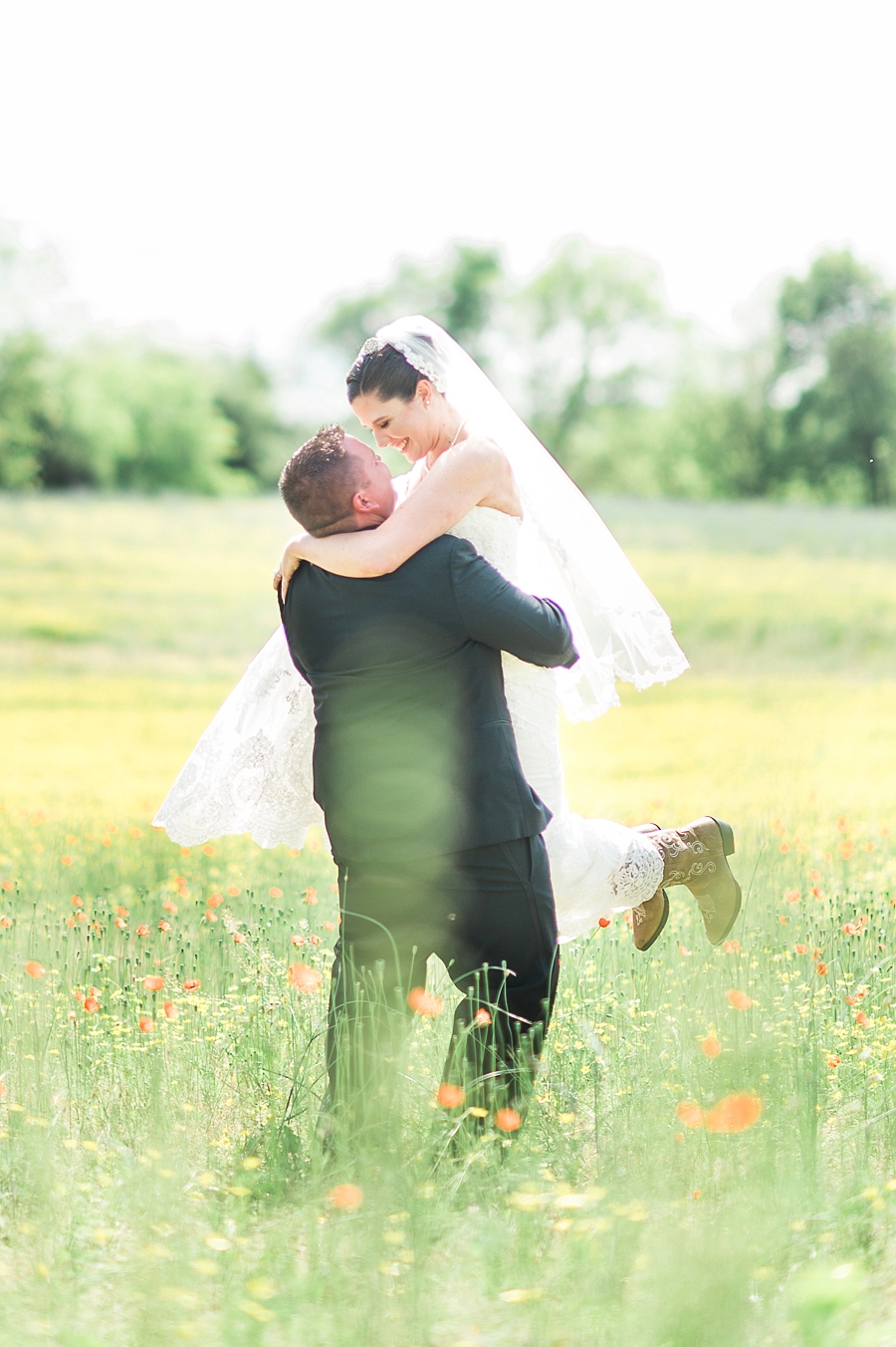 Bobby & Casey | A Spring Red, White and Blue Brandy Hill Farm, Virginia Wedding Photographer