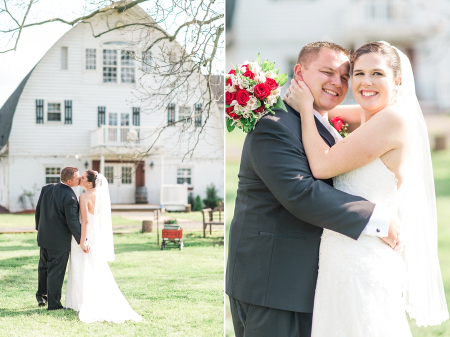 Bobby & Casey | A Spring Red, White and Blue Brandy Hill Farm, Virginia Wedding Photographer