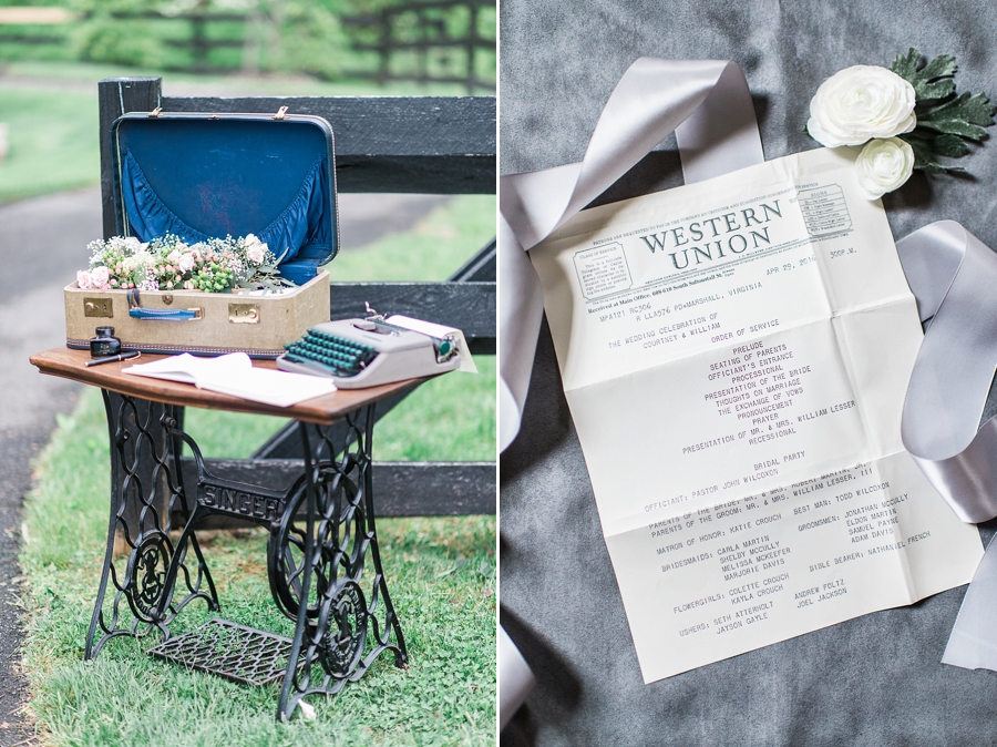 Billy & Courtney | Vintage-Inspired Marshall, Virginia Wedding Photographer