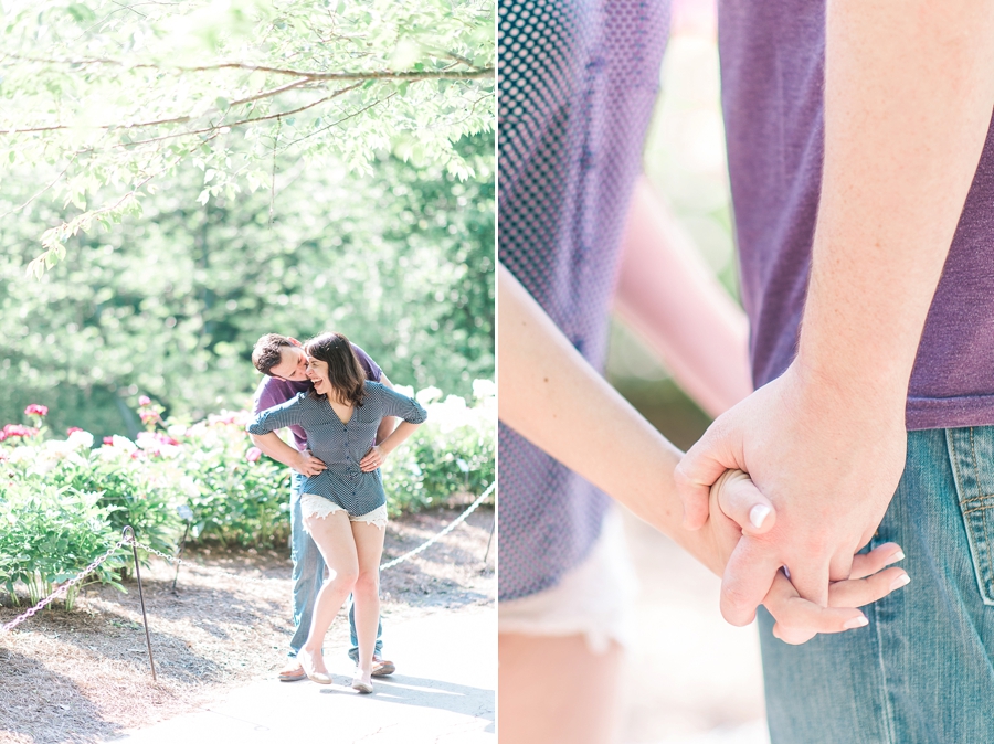 James & Greta | Meadowlark Botanical Gardens, Vienna, Virginia Engagement Photographer