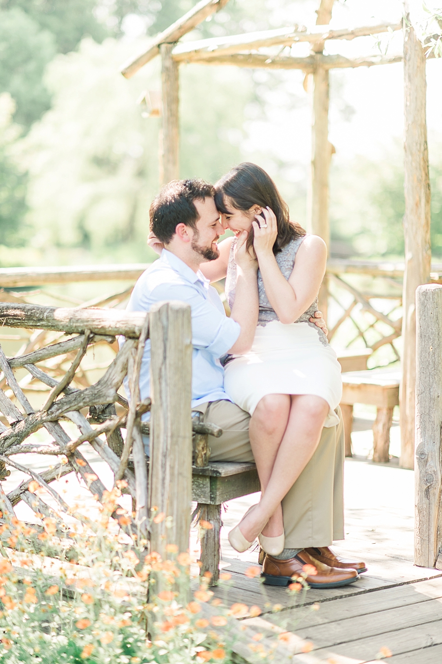 James & Greta | Meadowlark Botanical Gardens, Vienna, Virginia Engagement Photographer