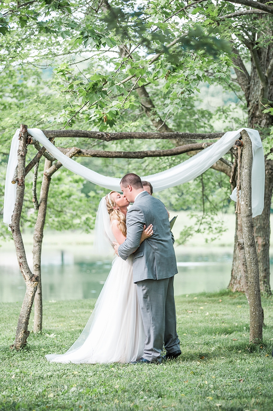 Brandon & Summer | Pink + Navy Rustic Big Spring Farm in Lexington, Virginia Wedding Photographer