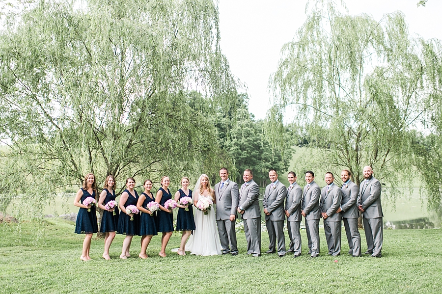 Brandon & Summer | Pink + Navy Rustic Big Spring Farm in Lexington, Virginia Wedding Photographer