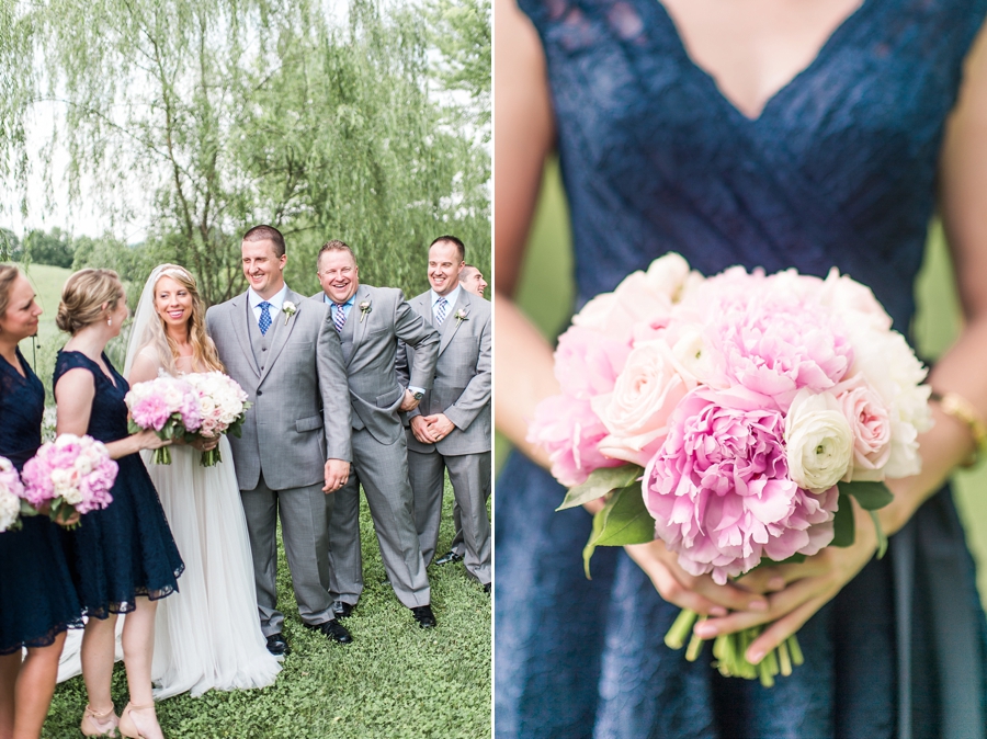 Brandon & Summer | Pink + Navy Rustic Big Spring Farm in Lexington, Virginia Wedding Photographer