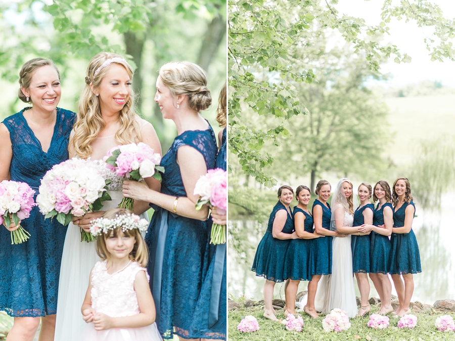 Brandon & Summer | Pink + Navy Rustic Big Spring Farm in Lexington, Virginia Wedding Photographer