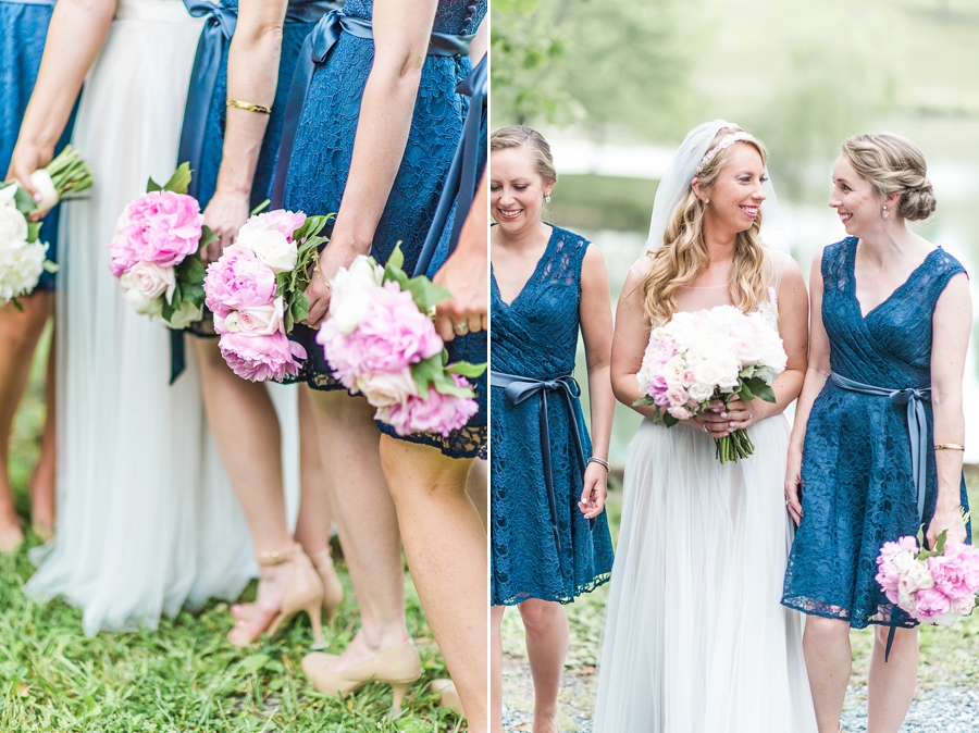 Brandon & Summer | Pink + Navy Rustic Big Spring Farm in Lexington, Virginia Wedding Photographer