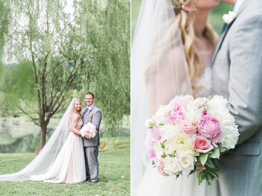 Brandon & Summer | Pink + Navy Rustic Big Spring Farm in Lexington, Virginia Wedding Photographer