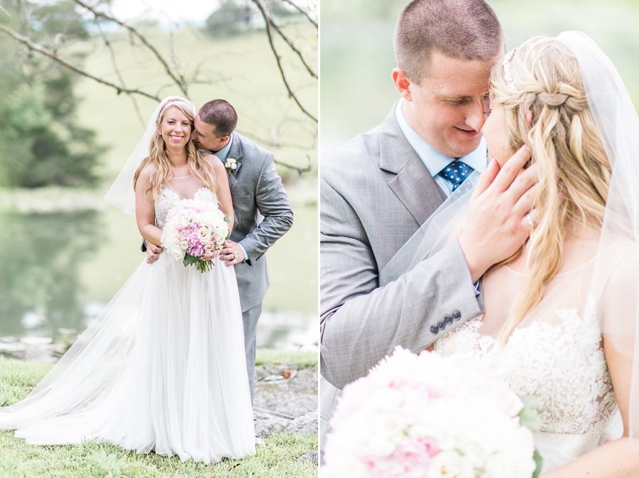 Brandon & Summer | Pink + Navy Rustic Big Spring Farm in Lexington, Virginia Wedding Photographer