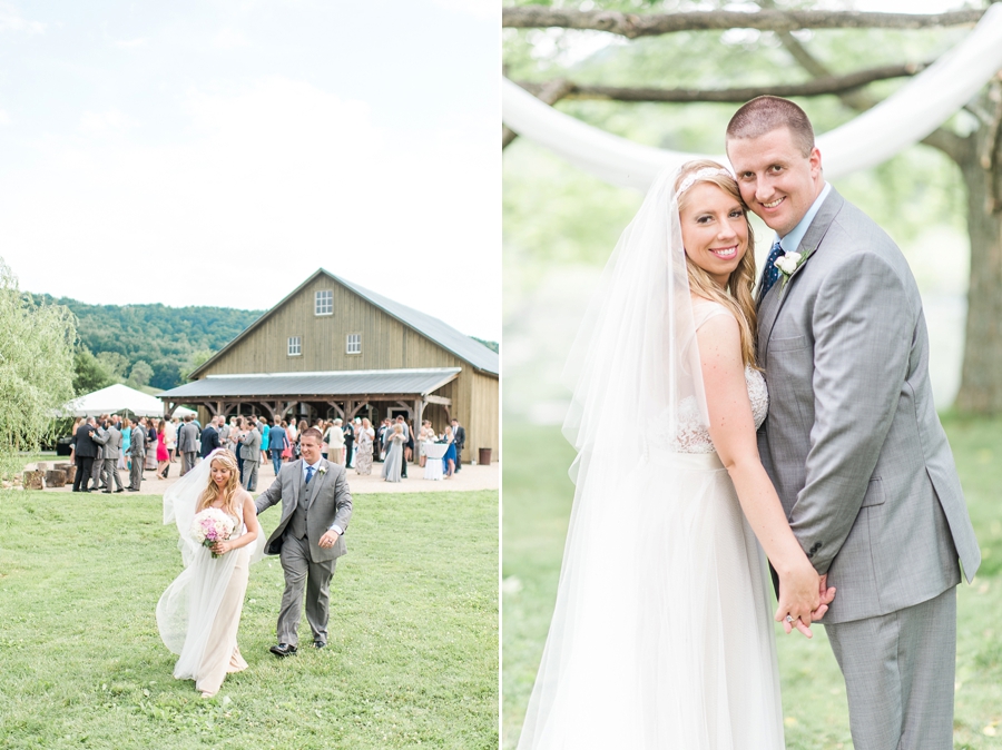 Brandon & Summer | Pink + Navy Rustic Big Spring Farm in Lexington, Virginia Wedding Photographer