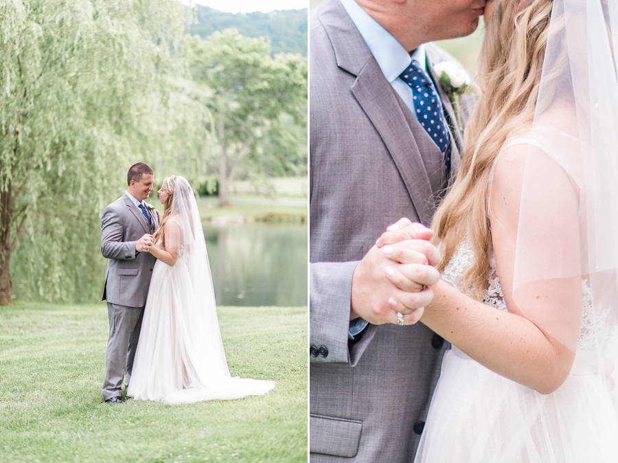 Brandon & Summer | Pink + Navy Rustic Big Spring Farm in Lexington, Virginia Wedding Photographer