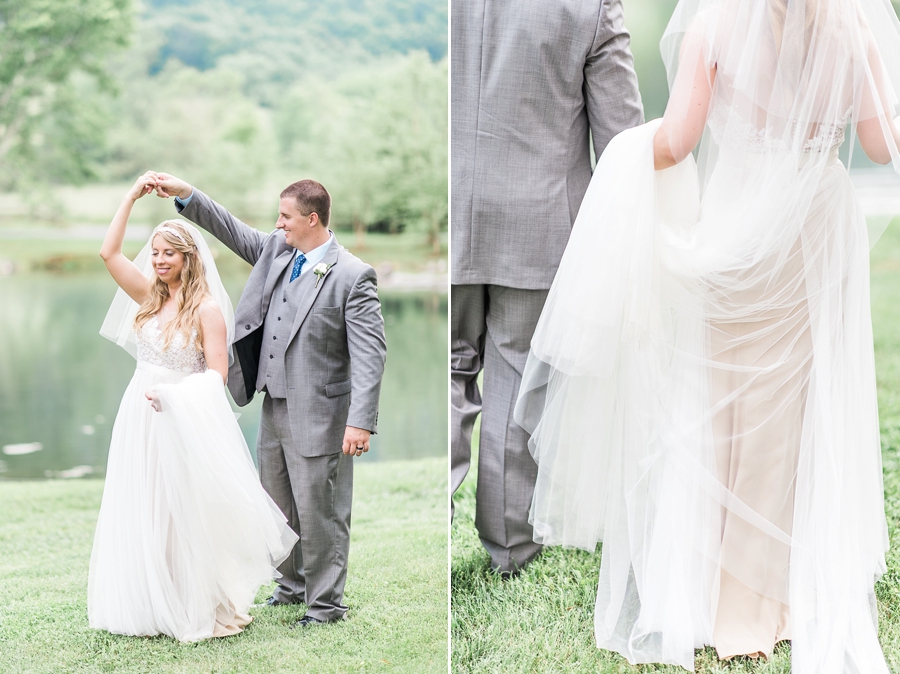 Brandon & Summer | Pink + Navy Rustic Big Spring Farm in Lexington, Virginia Wedding Photographer