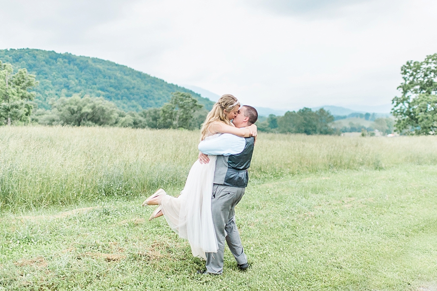 Brandon & Summer | Pink + Navy Rustic Big Spring Farm in Lexington, Virginia Wedding Photographer