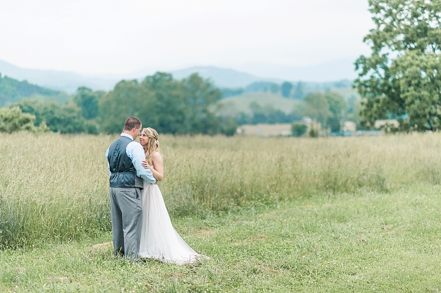 Brandon & Summer | Pink + Navy Rustic Big Spring Farm in Lexington, Virginia Wedding Photographer