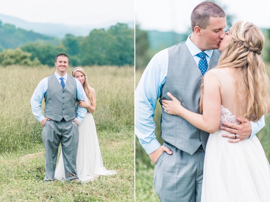 Brandon & Summer | Pink + Navy Rustic Big Spring Farm in Lexington, Virginia Wedding Photographer