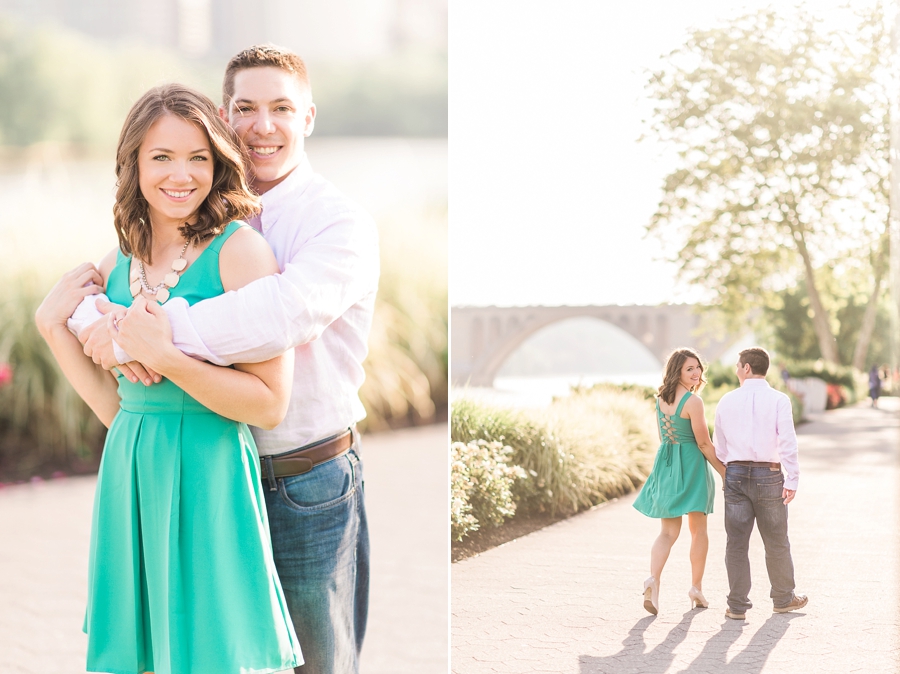 Matt & Lauren | Waterfront Georgetown, DC Engagement Photographer