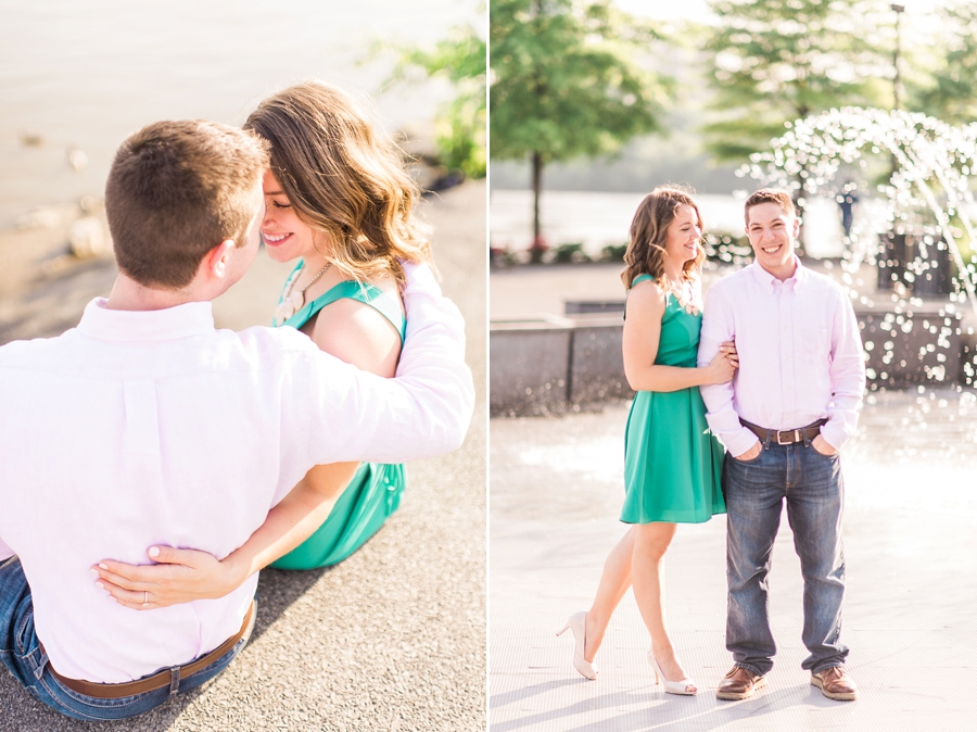 Matt & Lauren | Waterfront Georgetown, DC Engagement Photographer