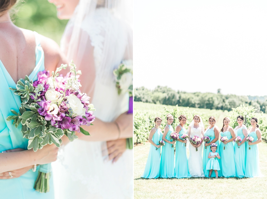 AJ & Marina | Old House Vineyards, Virginia Summer Wedding Photographer