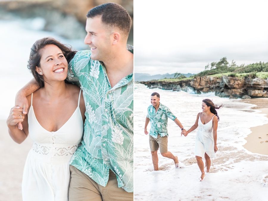 Chris and Natalie | Oahu, Hawaii Beach Couples Portrait Photographer