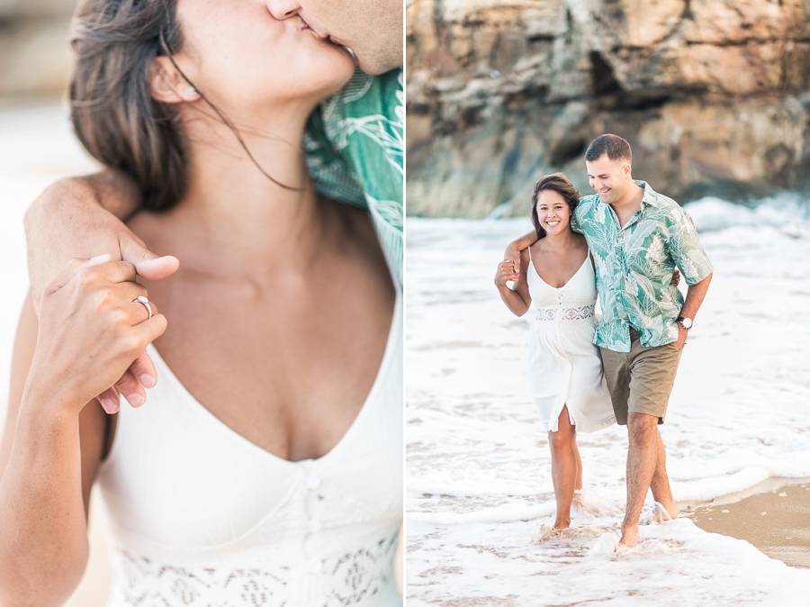 Chris and Natalie | Oahu, Hawaii Beach Couples Portrait Photographer