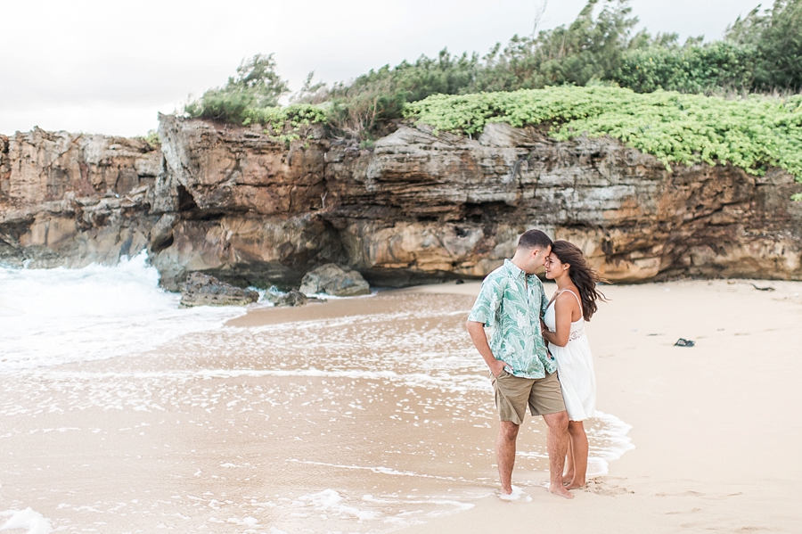 Chris and Natalie | Oahu, Hawaii Beach Couples Portrait Photographer