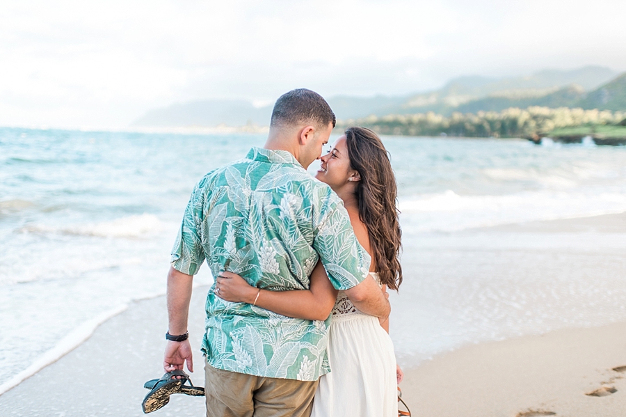 Chris and Natalie | Oahu, Hawaii Beach Couples Portrait Photographer