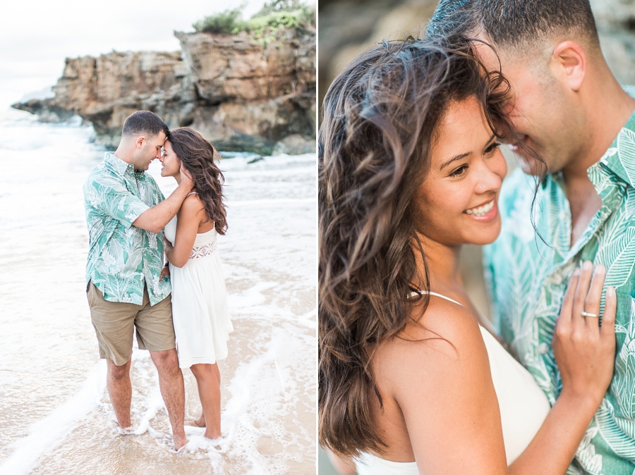 Chris and Natalie | Oahu, Hawaii Beach Couples Portrait Photographer