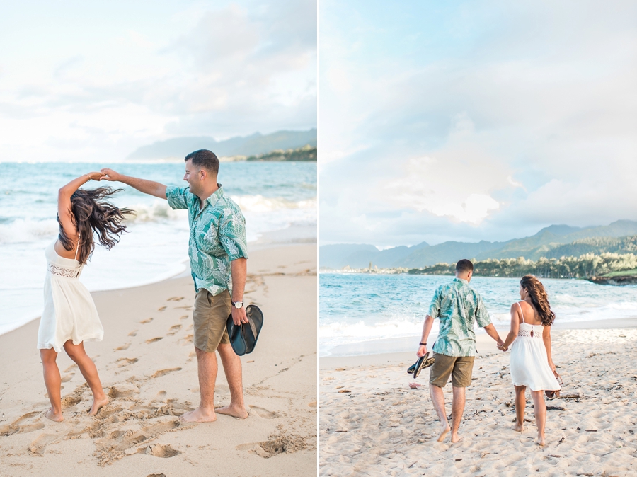 Chris and Natalie | Oahu, Hawaii Beach Couples Portrait Photographer