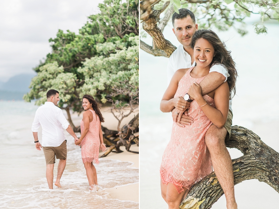 Chris and Natalie | Oahu, Hawaii Beach Couples Portrait Photographer