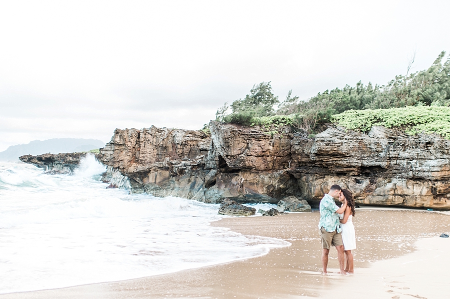 Chris and Natalie | Oahu, Hawaii Beach Couples Portrait Photographer