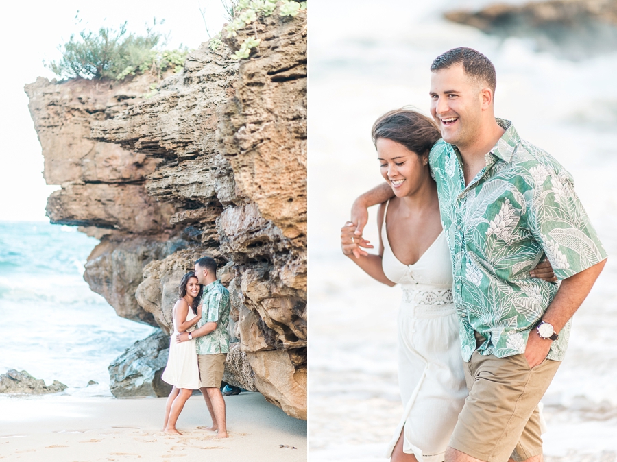 Chris and Natalie | Oahu, Hawaii Beach Couples Portrait Photographer