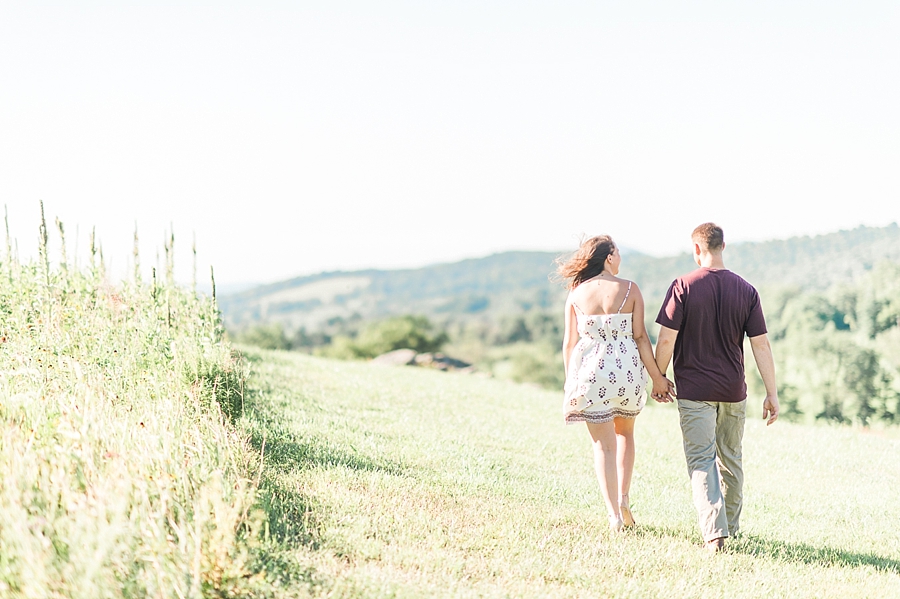 Tim & Morgan | Sky Meadows Park, Virginia Engagement Photographer