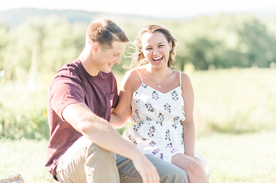 Tim & Morgan | Sky Meadows Park, Virginia Engagement Photographer