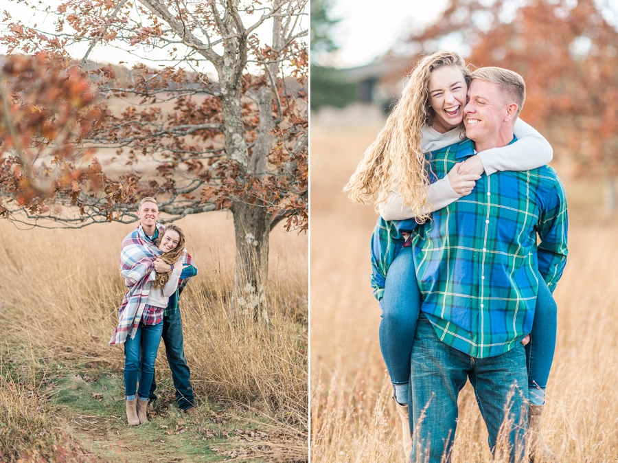 Joel & Jessica | Syria, Virginia Skyline Drive Mountain Fall Engagement Photographer