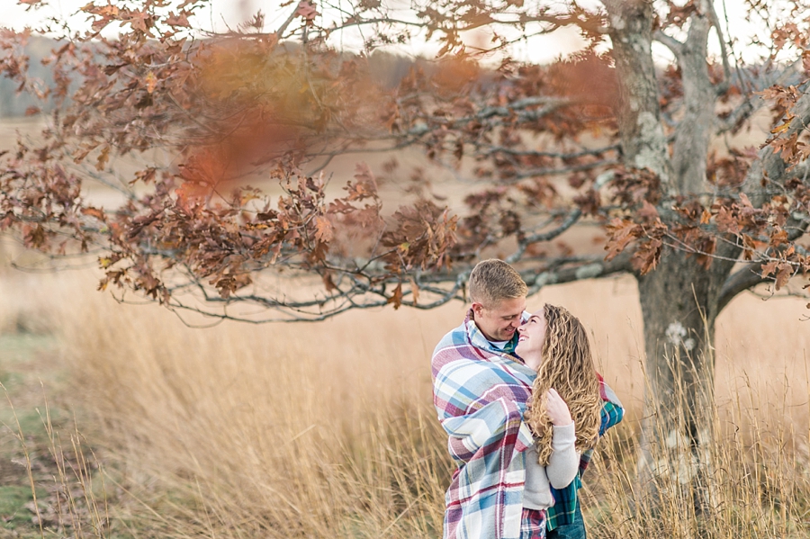 Joel & Jessica | Syria, Virginia Skyline Drive Mountain Fall Engagement Photographer