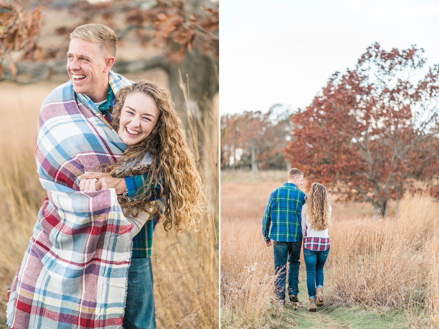 Joel & Jessica | Syria, Virginia Skyline Drive Mountain Fall Engagement Photographer