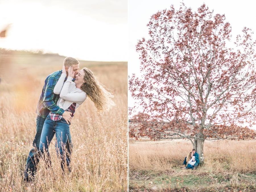 Joel & Jessica | Syria, Virginia Skyline Drive Mountain Fall Engagement Photographer